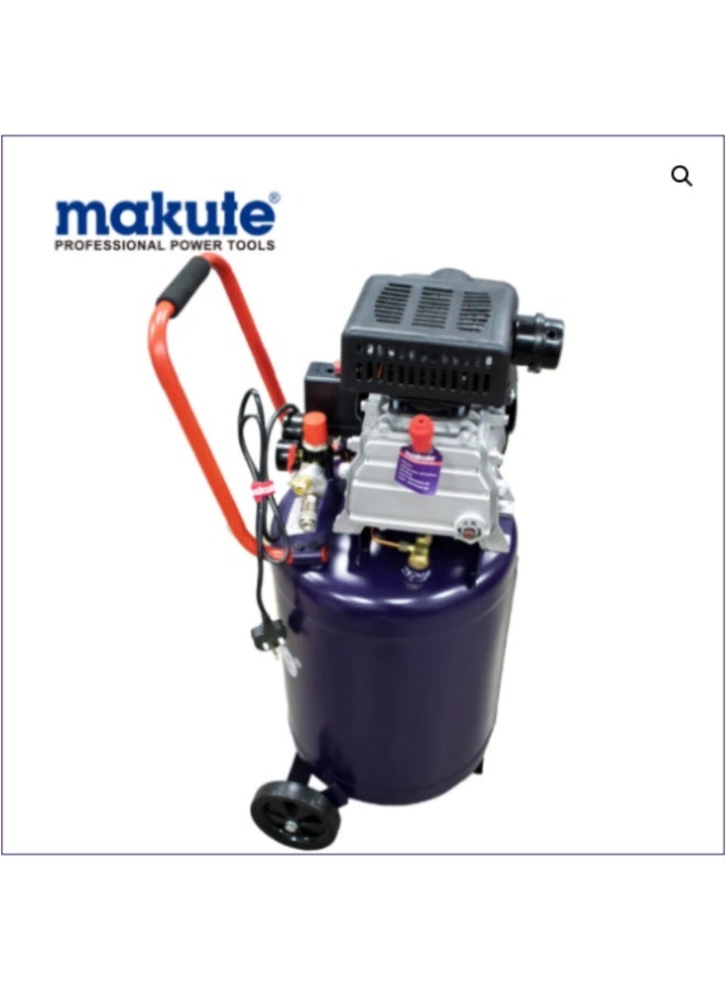 ماكيوت ضاغط هواء عمودي 50 لتر 2 حصان، مضخة هواء كهربائية عالية الضغط 1500 واط، أقصى ضغط 8 بار مع معدل تدفق 195 لتر/الدقيقة، تصميم موفر للمساحة لورش العمل والأدوات الهوائية - AV121-50L - Image 4