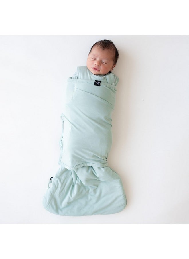 KYTE BABY - KYTE BABY Unisex Rayon Made from Bamboo Sleep Bag Swaddler for Babies, 1.0 Tog (Sage) - Image 1