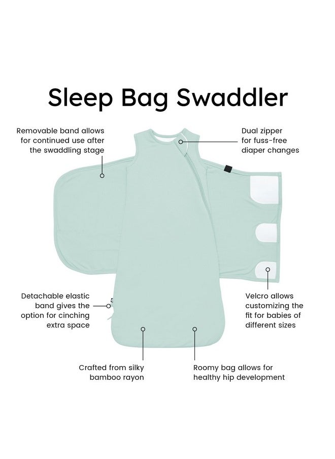 KYTE BABY - KYTE BABY Unisex Rayon Made from Bamboo Sleep Bag Swaddler for Babies, 1.0 Tog (Sage) - Image 1