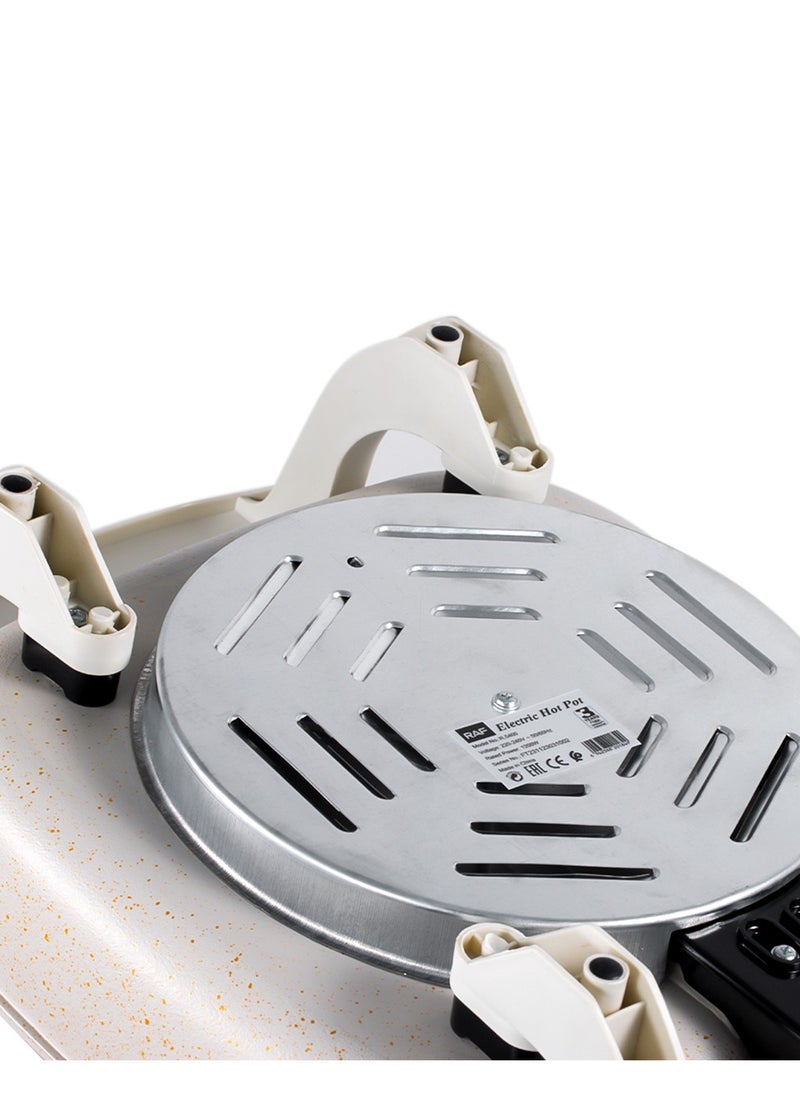 RAF Non-stick coating Electric Hot Pot Electric Cooking Pot 1200W 5L  - Image 4