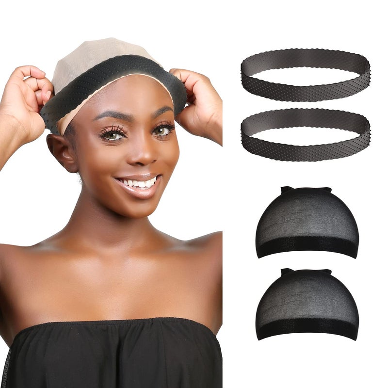 STUDIO LIMITED STUDIO LIMITED Flexible Silicone Non Slip Wig Band for Wigs Sports  Yoga Unisex Black  1 Count Pack of 1 