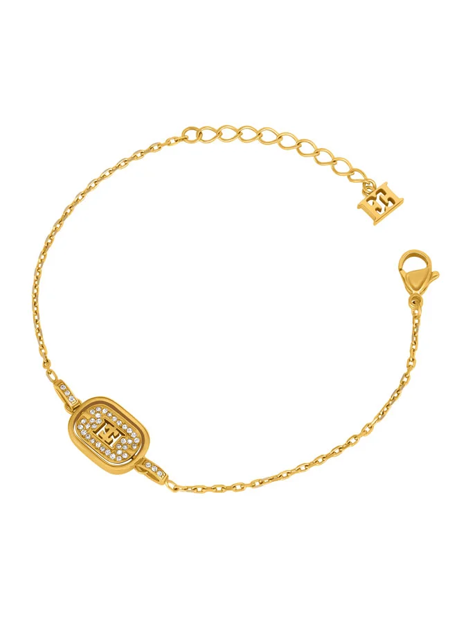 Escada Grace Gold Plated 316L Stainless Steel Chain Bracelet for Women