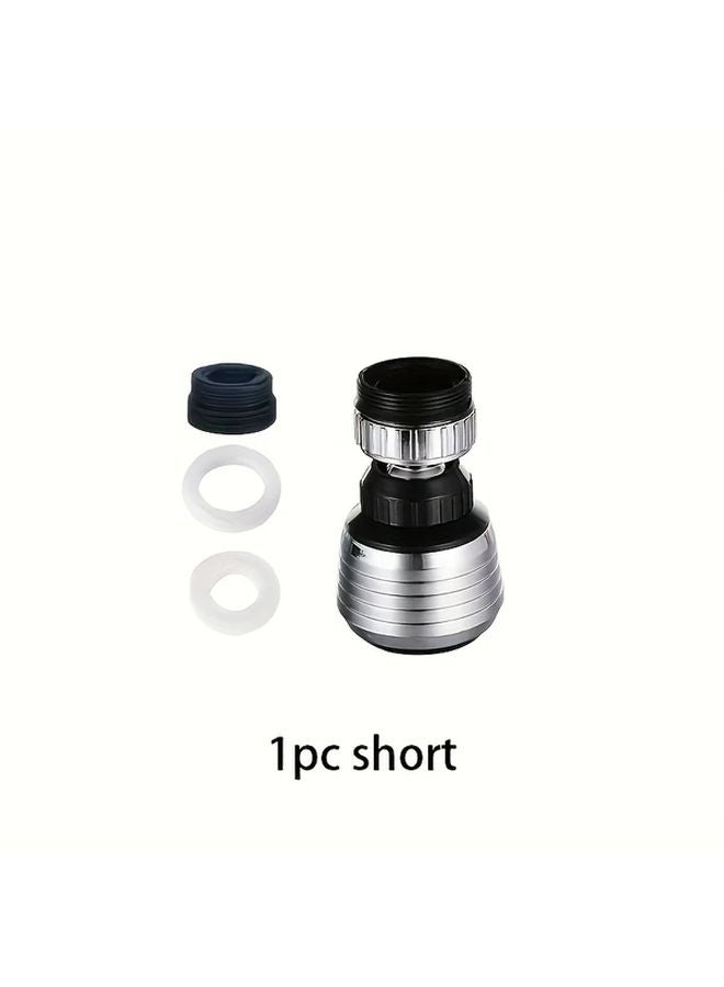 Short Style 2 in 1 High Pressure Water Saver Tap Extender 360 Rotating Spray 3 Modes - Image 5