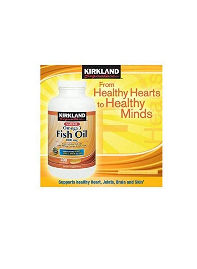 Kirkland Kirkland Signature Fish Oil 1000 mg., 400 Softgels (3 Pack)  - Image 2