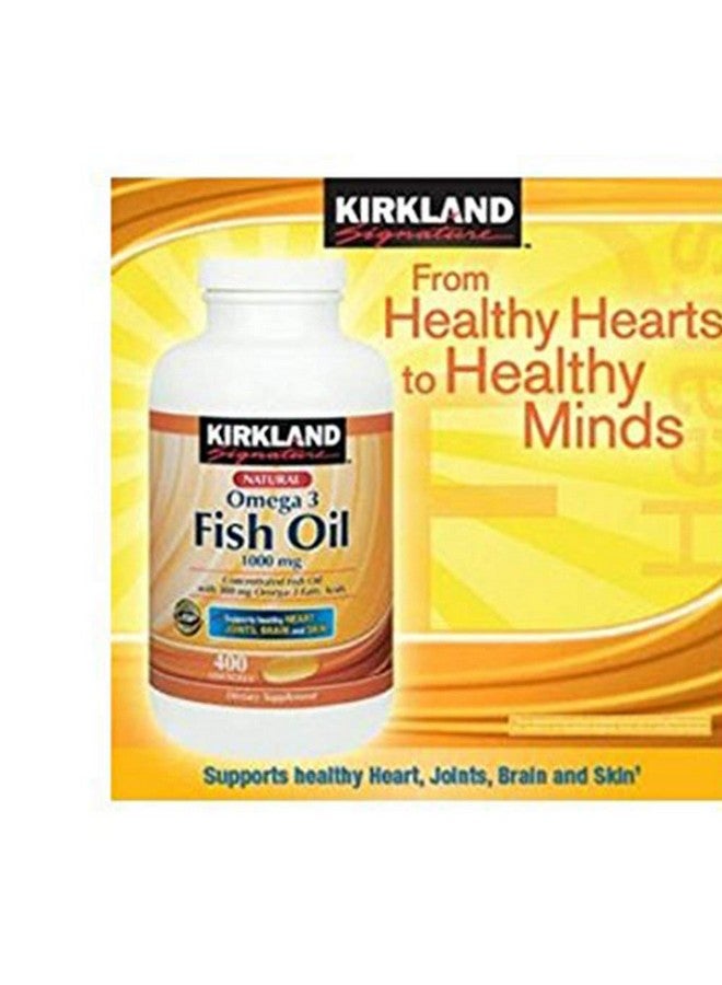 Kirkland Kirkland Signature Fish Oil 1000 mg., 400 Softgels (3 Pack)  - Image 3
