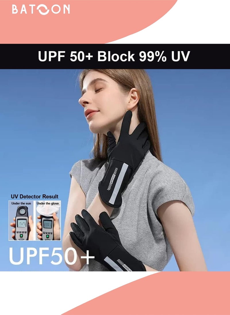 باتون قفازات صيد بدون أصابع، حماية من الأشعة فوق البنفسجية، قفازات شمس UPF50+ للرجال والنساء، مناسبة للتجديف، والمشي لمسافات طويلة، والتجديف، والقيادة، والتجديف بالقوارب، والتجديف بالكاياك. - Image 2