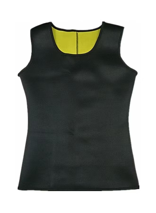 Generic Men Hot Neoprene Waist Trainer Vest Workout Sauna Suit Smooth Zipper Tank Top Weight Loss Corset Body Shaper Gym Sweat Shirt - Image 1