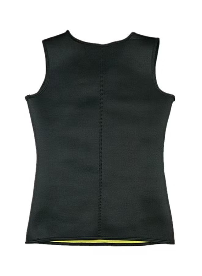 Generic Men Hot Neoprene Waist Trainer Vest Workout Sauna Suit Smooth Zipper Tank Top Weight Loss Corset Body Shaper Gym Sweat Shirt - Image 2