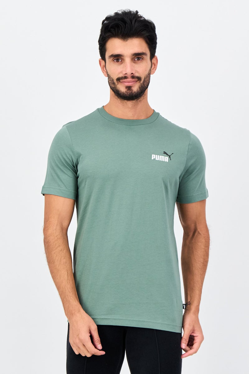 PUMA Men Sportswear Fit Short Sleeve Outdoor T-Shirt, Sage - Image 1