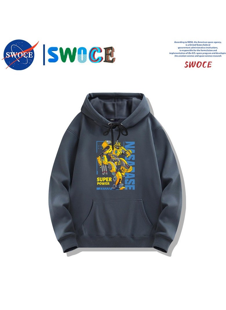 SWOCE Fashionable And Trendy Men's Hooded Sweatshirt  - Image 1