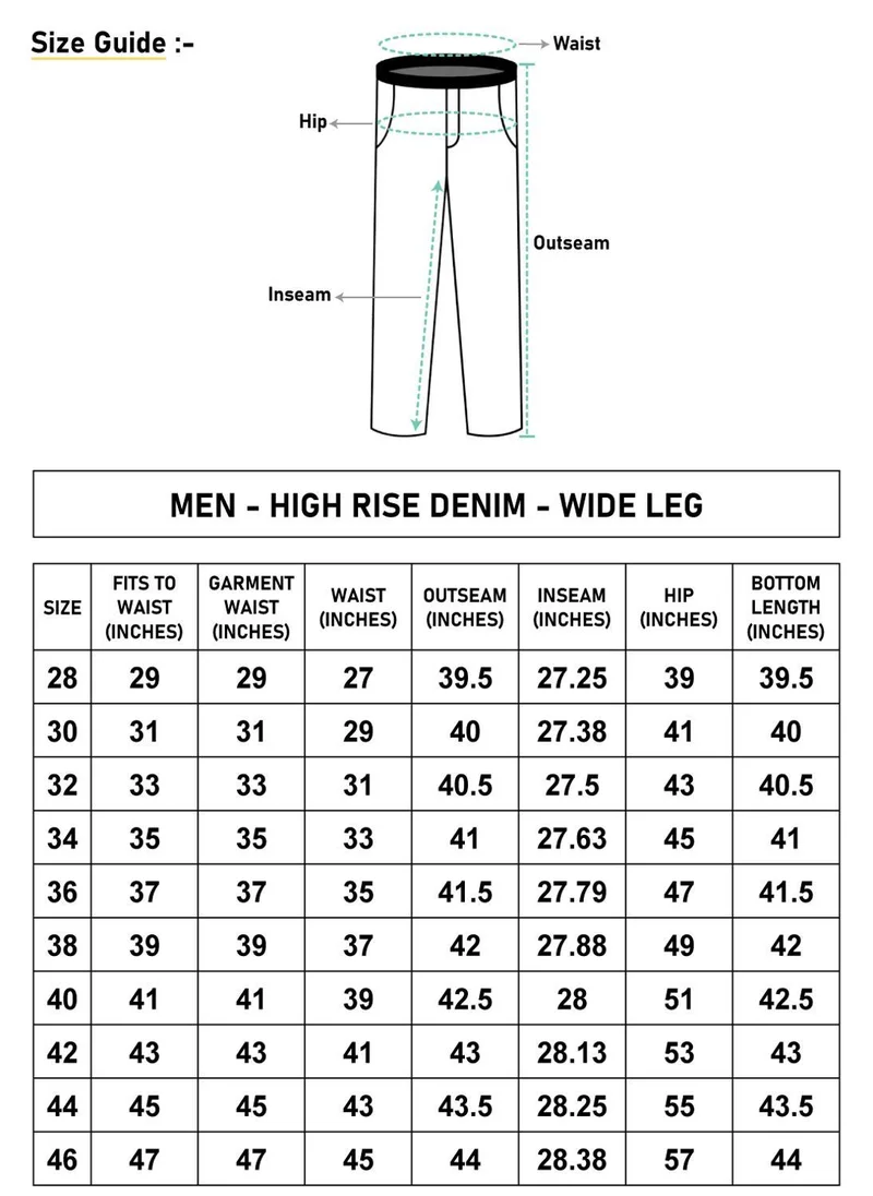 bewakoof  Men's White Super Baggy Fit Mid-Rise Jeans for Men | Best Price UAE