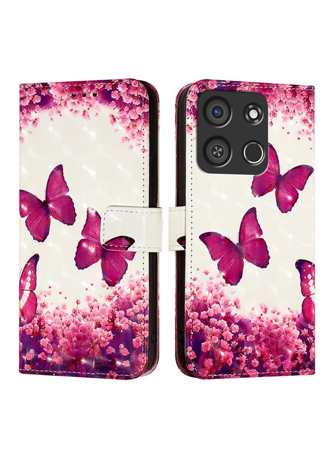 اس-توب جراب هاتف Itel A05s من الجلد بتصميم أفقي ثلاثي الأبعاد - Image 2