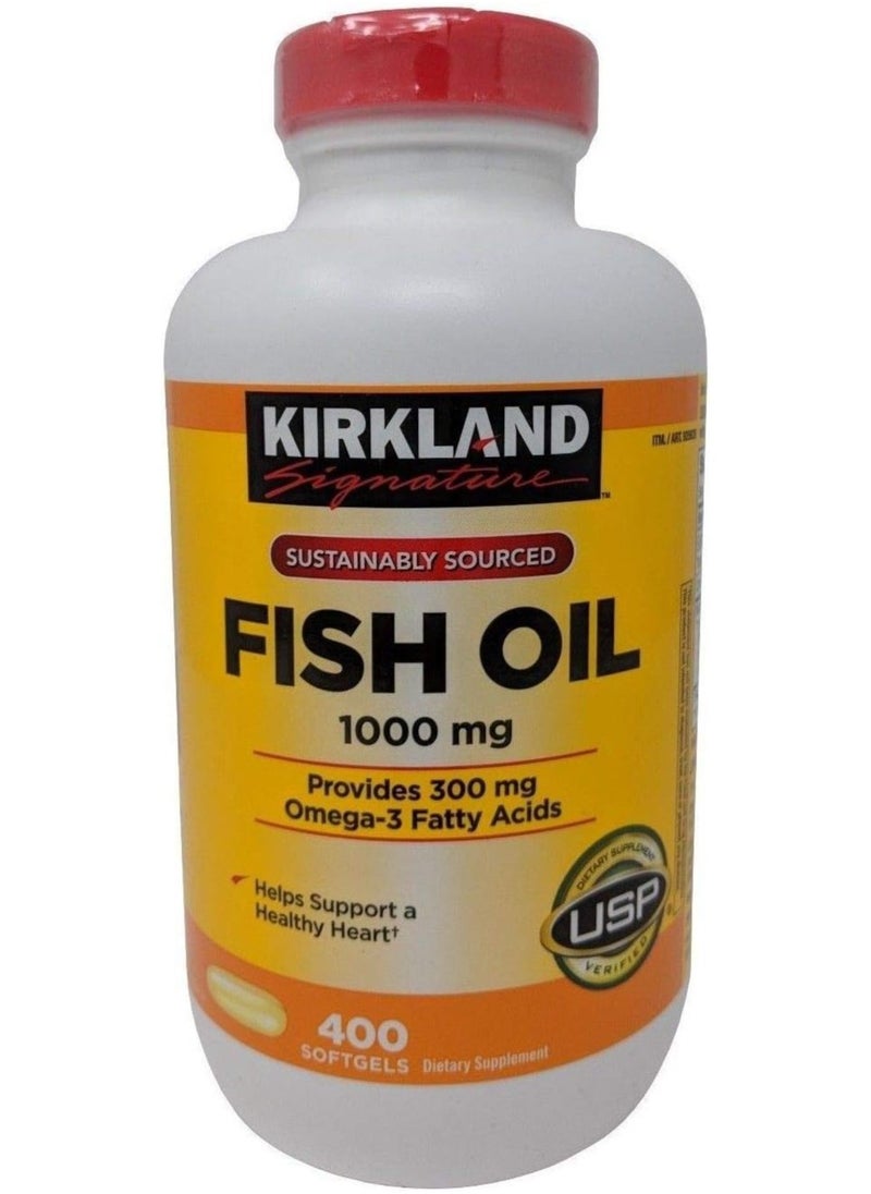 Kirkland Signature - (Pack of 2) Kirkland Signature Fish oil 1000mg, 2x400 Softgels - Image 1