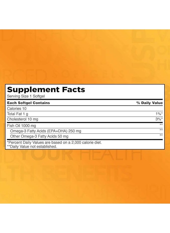 Kirkland Signature - (Pack of 2) Kirkland Signature Fish oil 1000mg, 2x400 Softgels - Image 1