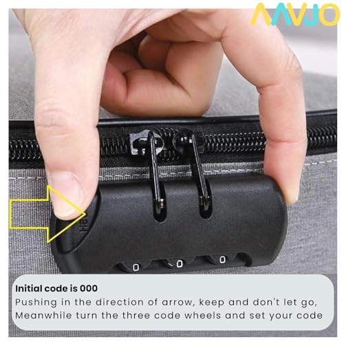 Aavjo A4 Size Document File Folder Storage Bag | Multilayer Docs Organiser with Lock Waterproof - Large (Grey) - Image 5