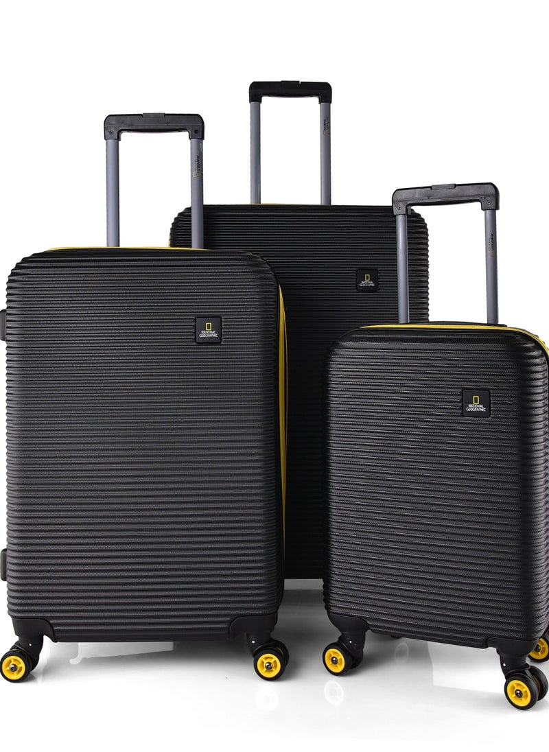 NATIONAL GEOGRAPHIC - National Geographic - 3 Pieces Travel Bag Set - Black - Image 1