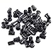 Walfront Walfront 50PCS Nylon Black Lamp Socket Light Emitting Diode Holder Clip Display Panel LED Light Mounting Holders  - Image 2
