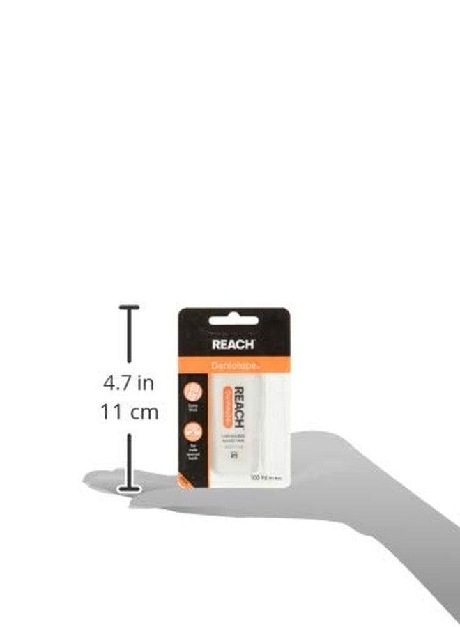 Reach Dentotape Waxed Dental Floss with Extra Wide Cleaning Surface for Large Spaces between Teeth, Unflavored, 100 Yards (Pack of 5) - Image 5