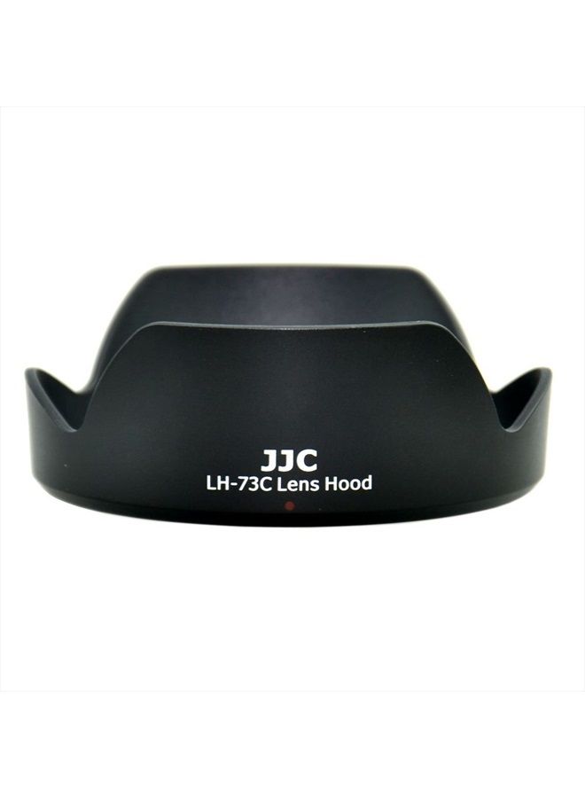 JJC LH-73C Lens Hood Shade for Canon EF-S 10-18mm f/4.5-5.6 is STM Lens Replaces EW-73C (Black) - Image 2