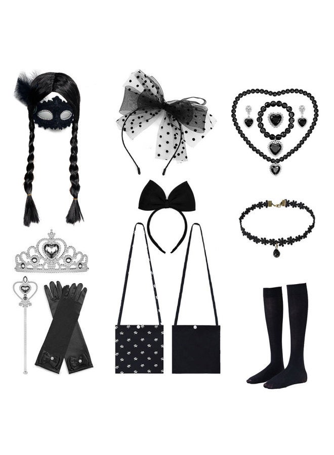 Halloween Headband Black Prom Mask Halloween Costume Accessories Cute Fancy Headwear for Girls & Women - Image 2