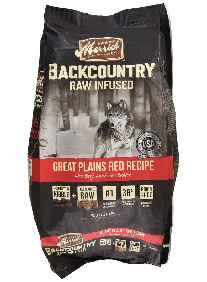 ميريك وصفات طعام الكلاب الجاف الخالي من الحبوب من Merrick Backcountry