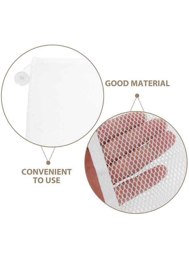 DOITOOL Toy Net for Bathtub Baby Bath Toy Mesh Organizer with Suction Hook, Large Capability Quick Dry Bathtub Storage Pouch for Baby Shower - Image 4