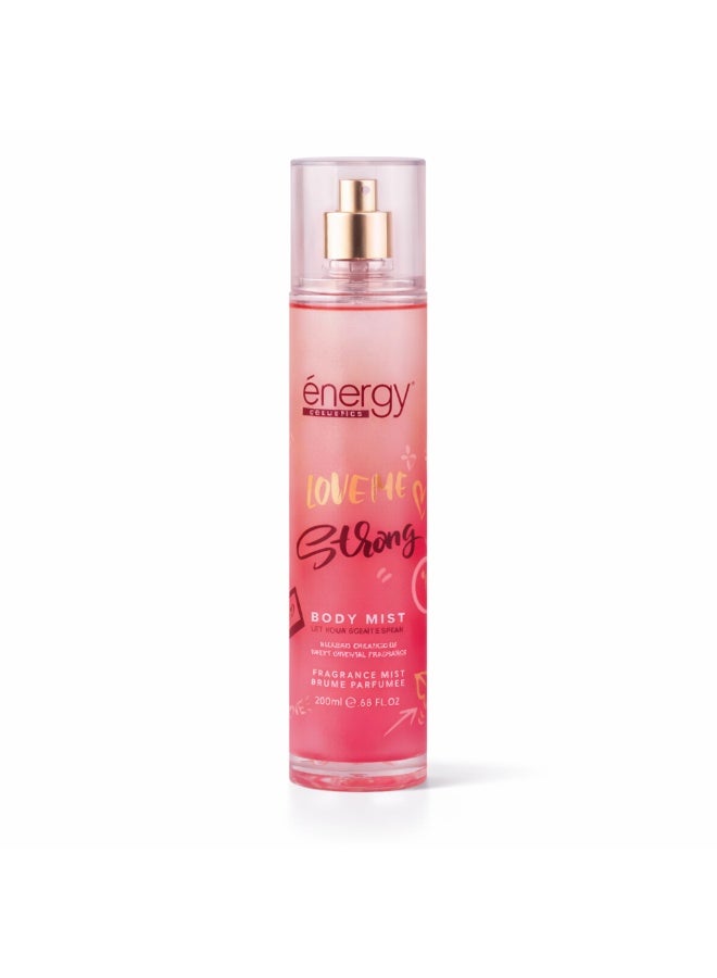 ENERGY COSMETICS LOVE ME STRONG Body Mist 250 ml