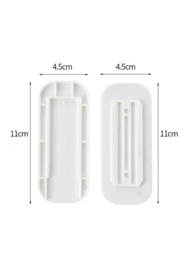 Generic - Plug Holder – Seamless Punch-Free Power Strip Wall Mount Sticker for Sockets – Cord Organizer and Fixer for Home Use (White) - Image 1