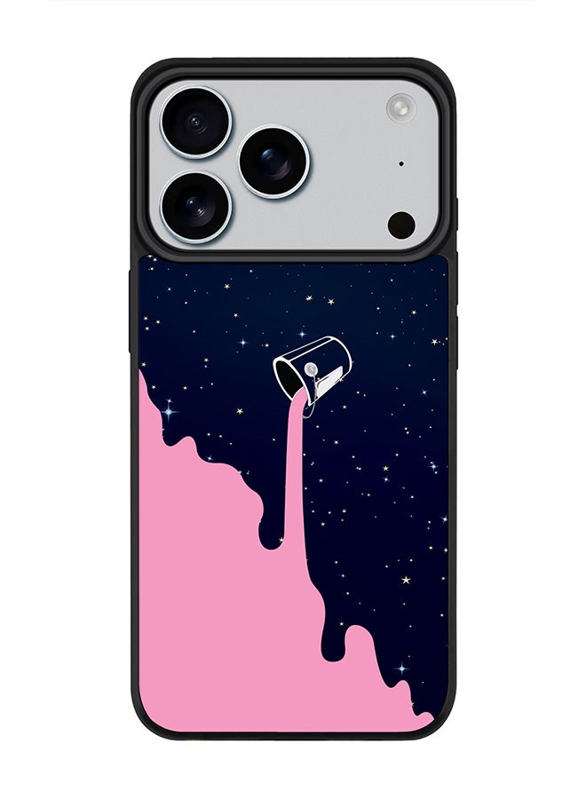 Stylizedd iPhone 17 Pro Case, [Compatible with MagSafe] Slim Magnetic cover Phone Case iPhone 17 Pro -Berry Milky Way - Image 1