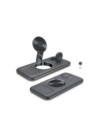 Foldable 3 in 1 Wireless Charger, Metal Design, Charging Station Compatible with MagSafe, Fit for iPhone 14/13/12 Pro Max, Apple Watch and AirPods(Black)(1 Pack) - pzsku/Z297CA55772A0B6E5E773Z/45/_/1697440372/27ecfe89-0ed7-4084-b8e8-0a117ee8d749