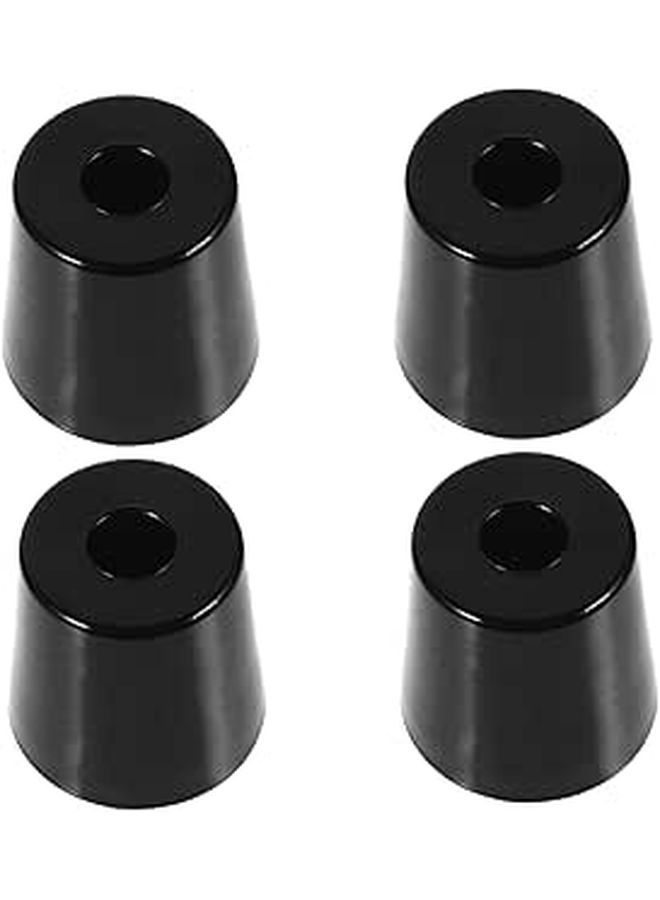 Luxshiny 4pcs Cone Trailer Ramp Rubber Bumpers for Truck Cargo Stability - Image 1