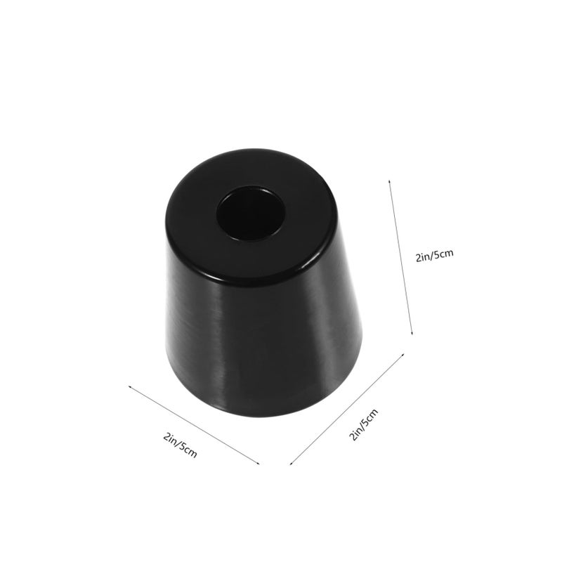 Luxshiny 4pcs Cone Trailer Ramp Rubber Bumpers for Truck Cargo Stability - Image 3
