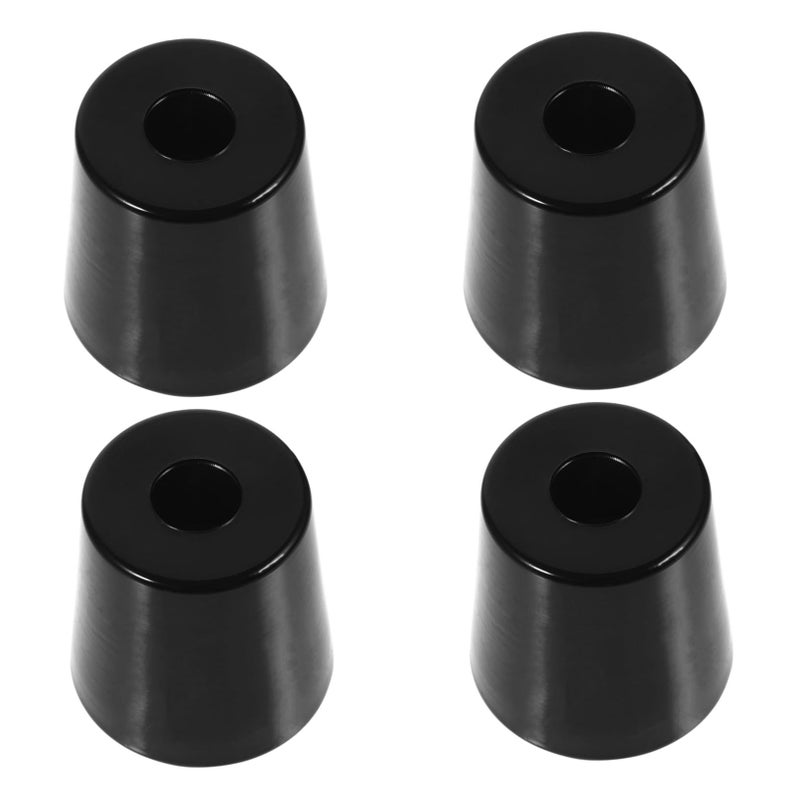 Luxshiny 4pcs Cone Trailer Ramp Rubber Bumpers for Truck Cargo Stability - Image 2