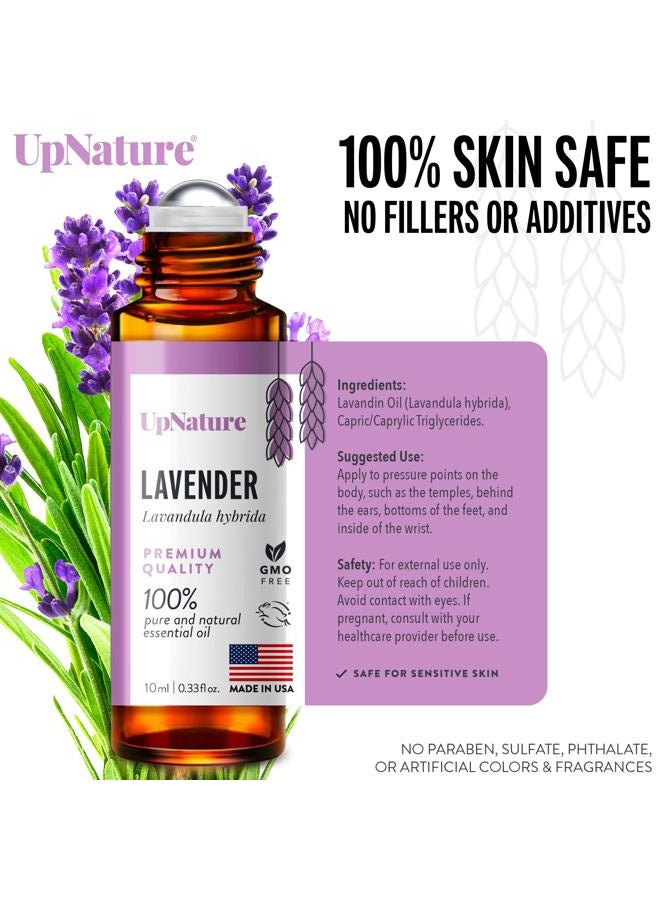 upnature Lavender Essential Oil Pure Roll On - 100% Natural Lavender Oil for Skin - Image 3