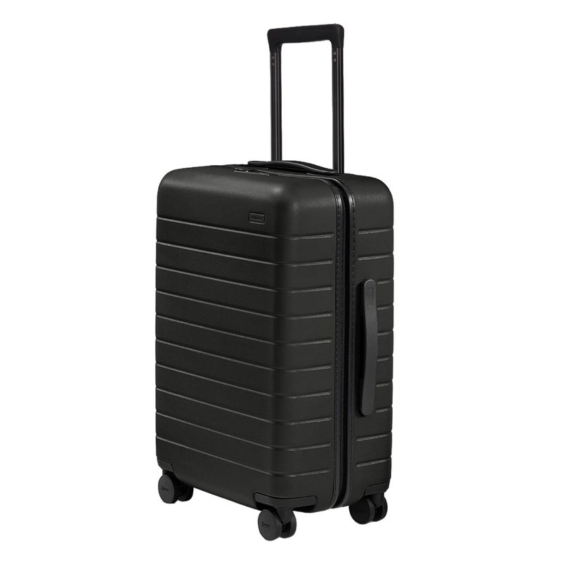 Away Bigger CarryOn Luggage 23Inch Lightweight Hardside Suitcase with 360 Spinner Wheels Interior Compression System TSAApproved Lock Jet Black - Image 2
