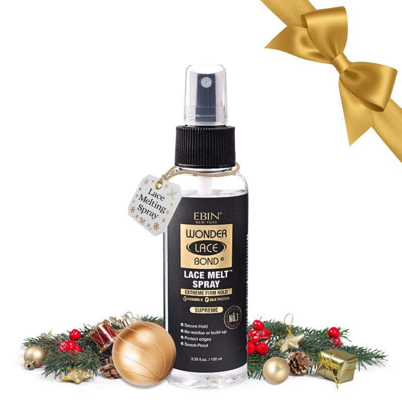 EBIN NEW YORK Wonder Lace Bond Lace Melt Spray - Extreme Firm Hold (Supreme) | Flawless,Natural, and Seamleass finish, No Reside, Long Lasting Formula with Protecting Edges, Perfect for wigs - Image 1