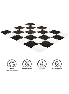 Kinderkraft Luno Foam Mat Puzzle Black 2.00 Kg Pack Of 1  - Image 2