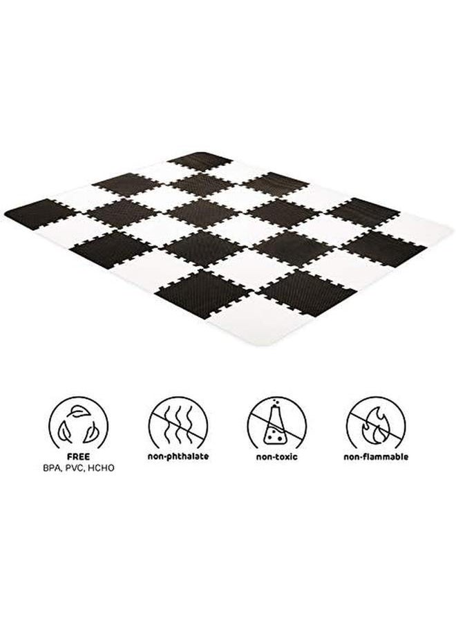 Kinderkraft - Luno Foam Mat Puzzle Black 2.00 Kg Pack Of 1 - Image 1