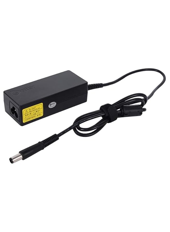 Enter Renewed -  Bis Certified 65W, 19.5V/3.34A, 3 Pin High-Efficiency Ac Laptop Charger/Adapter for Dell Laptops (Without Power Cord), Black - Image 2