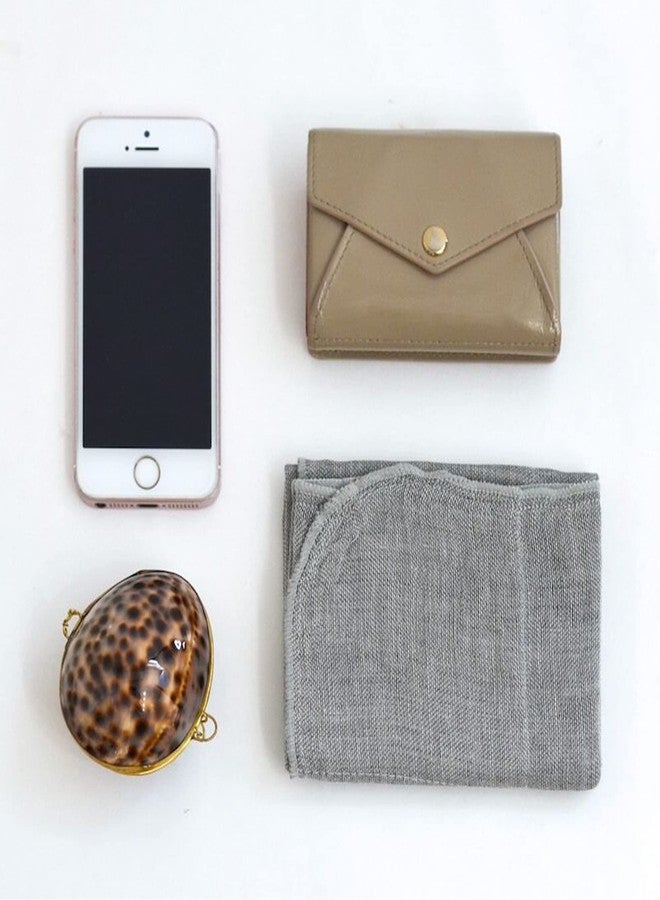 IPPINKA منشفة وجه بنشوتان العضوية من IPPINKA ناوراب، مضادة للرائحة بشكل طبيعي، رمادي/عاجي - Image 5