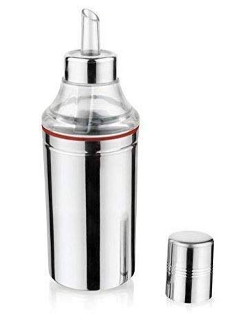 Va Sun Stainless Steel Oil Pourer Oil Dispenser 1000 ml Silver Set of 1