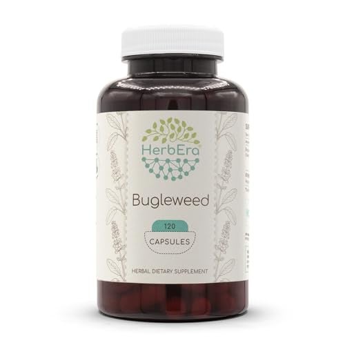 HerbEra Bugleweed 120 Capsules, 400 mg, Made with Bugleweed (Lycopus Virginicus) Dried Herb (120 Capsules) - Image 1