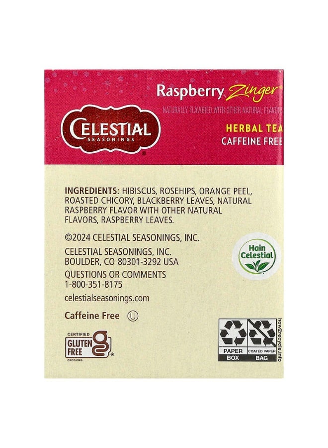 سيليستيال سيزونينجز شاي الأعشاب، توت العليق، زنجر، خالي من الكافيين 20 كيس شاي 1.6 أونصة (45 جم) - Image 2