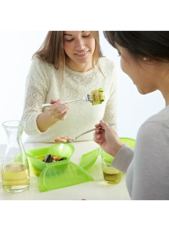 Lekue Deep Microwave Steam Cooker -Green - Image 2