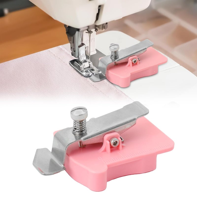 HASTHIP HASTHIP Upgraded Seam Guide for Sewing MachineSewing Clips Supplies AccessoriesMagnetic Sewing Guide with ClipMultiPurpose Tool Polygonal Strong GaugeUniversal Sewing Machine Pink  - Image 1