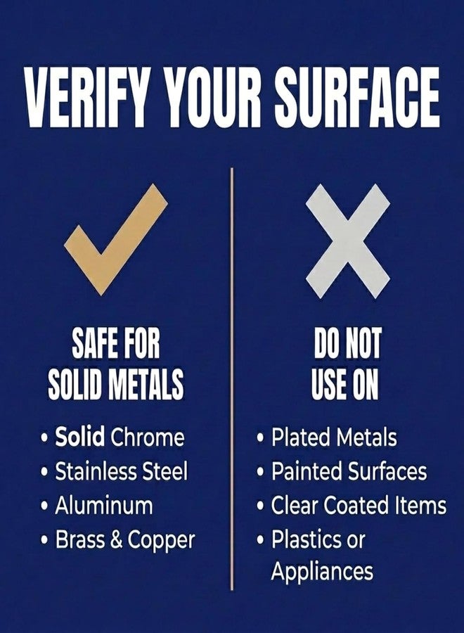 Flitz Metal Polish Paste - 1.76oz USA-Made Polish for Solid Chrome, Stainless Steel, & Aluminum - Non-Abrasive for Light Oxidation - Requires Manual Buffing - Not for Plated/Coated Surfaces (10 Pack) - Image 4