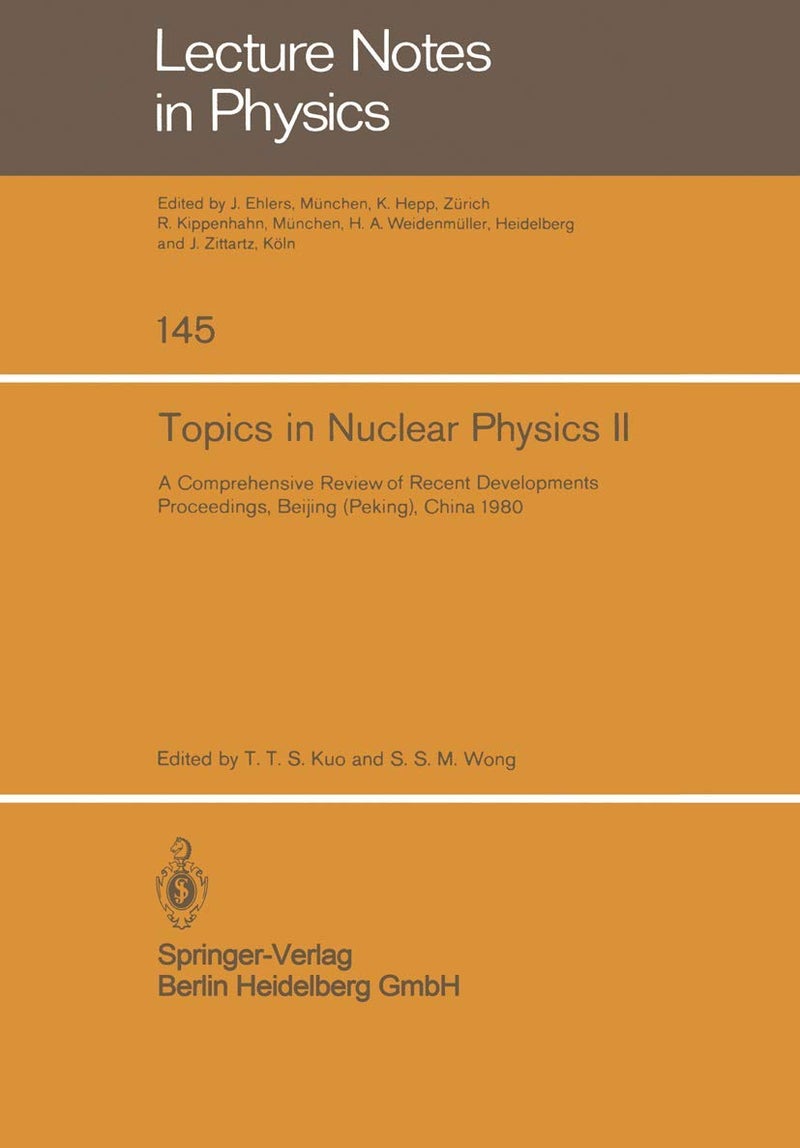 Topics in Nuclear Physics II: A Comprehensive Review of Recent Developments
