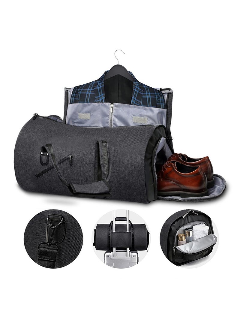 SYOSI - Convertible Travel Garment Bag, Versatile 2-in-1 Hanging Suitcase Multifunctional Garment Bag Dual-Purpose Garment and Suitcase Bag Travel-Friendly Bag for Business Travel and Weekend Getaways - Image 1