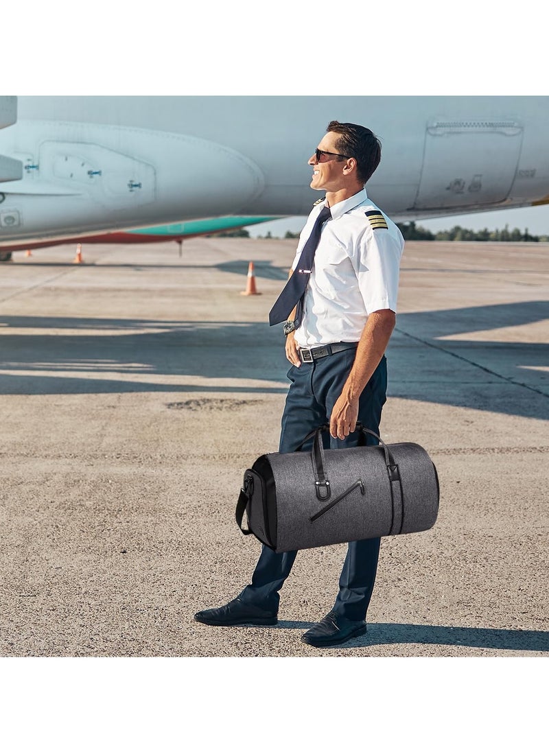 SYOSI - Convertible Travel Garment Bag, Versatile 2-in-1 Hanging Suitcase Multifunctional Garment Bag Dual-Purpose Garment and Suitcase Bag Travel-Friendly Bag for Business Travel and Weekend Getaways - Image 1
