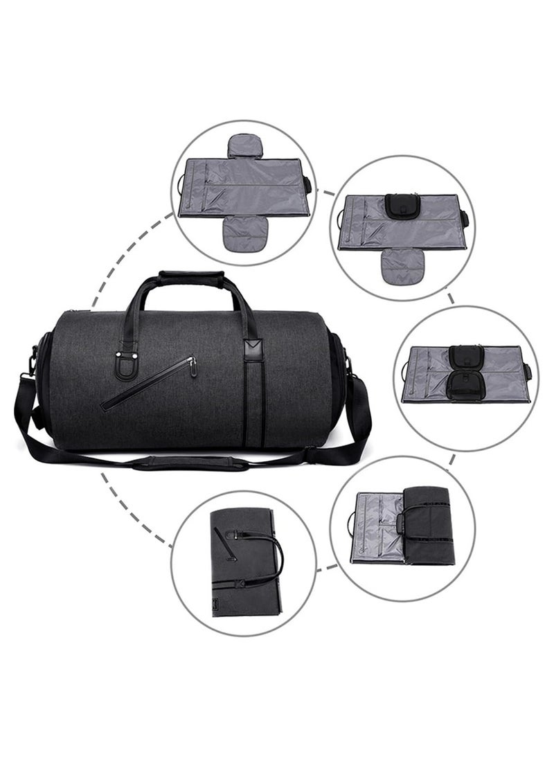SYOSI - Convertible Travel Garment Bag, Versatile 2-in-1 Hanging Suitcase Multifunctional Garment Bag Dual-Purpose Garment and Suitcase Bag Travel-Friendly Bag for Business Travel and Weekend Getaways - Image 1